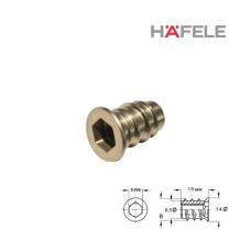Ввинчиваемая муфта HAFELE, М8, 10х15 мм