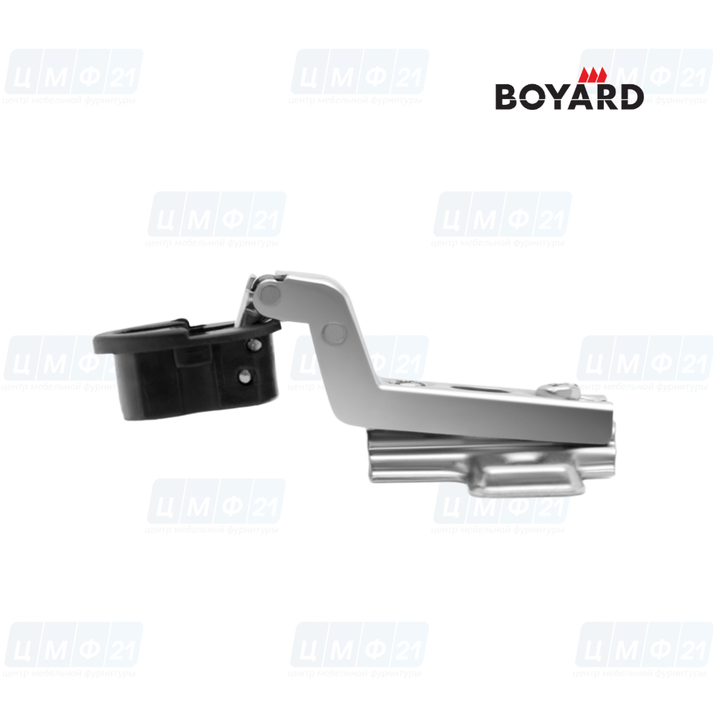 Петля BOYARD H502C/1410 мини для стеклянных дверей 16мм, (без заглушки)/300шт