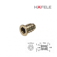 Ввинчиваемая муфта HAFELE, М6, 8х15 мм