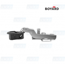 Петля BOYARD H501B/0410 для стекл. дверей полунакладная, (без заглушки)/300шт