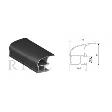 KR200 Вертикальный асимметричный профиль (ручка) Графит зерно 5,5 м