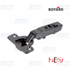 Петля BOYARD H961A02/BN без пружины Clip-on 90 градусов d35 черный никель